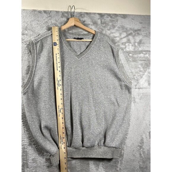Vintage Y2K, Golf Sweater, Vest, Nike Gray Knit Pull Over From The 90S 2000 XL - Picture 11 of 13